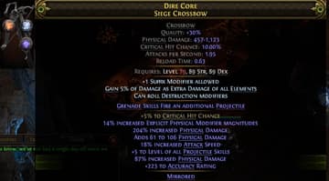 DIRE CORE SIEGE CROSSBOW
