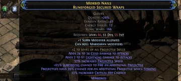 +2 TO LEVEL OF ALL PROJECTILE SKILLS Gloves