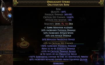 ONSLAUGHT STRIKE OBLITERATOR BOW
