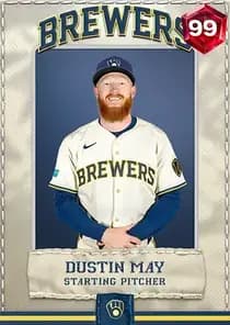 Dustin May/99/SP/Brewers/New Threads