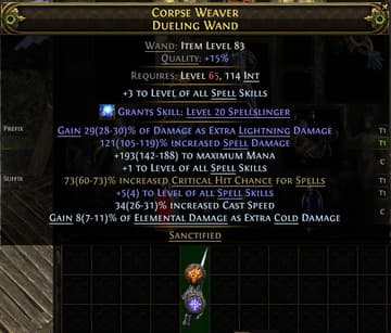 Corpse Weaver Dueling Wand#980053