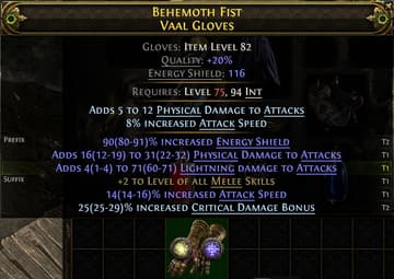 Behemoth Fist Vael Gloves#73984