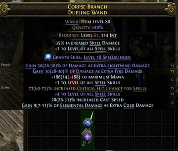 Corpse Branch Dueling Wand#314535