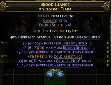 Brood Glance Ancestral Tiara#624356