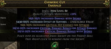 Chimeric Cut Emerald#441703