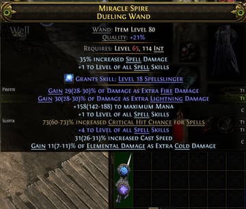 Miracle Spire Dueling Wand#339809
