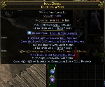 Soul Gnarls Dueling Wand#862884