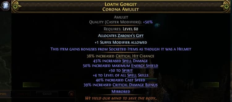 +4 TO LEVEL OF ALL SPELL SKILLS AMULET
