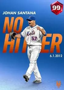 Johan Santana/99/SP/Mets/Milestone