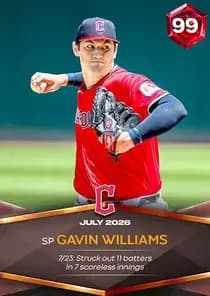 Gavin Williams/99/SP/Guardians/Spotlight