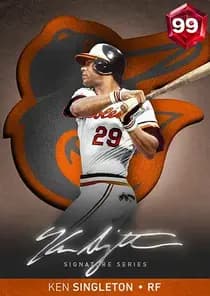 Ken Singleton/99/RF/Orioles/Signature