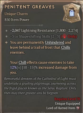 Penitent Greaves#62977