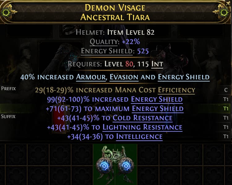Demon Visage Ancestral Tiara#741564
