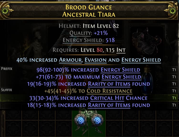 Brood Glance Ancestral Tiara#624356