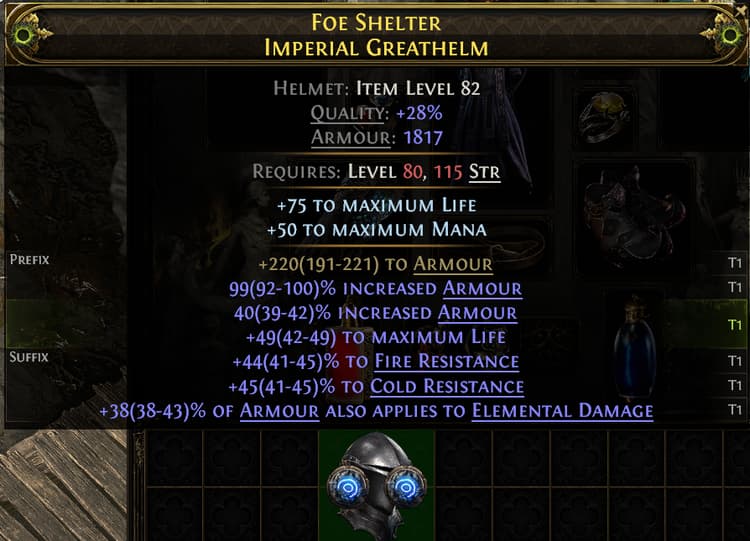 Foe Shelter Imperial Greathhelm#574228