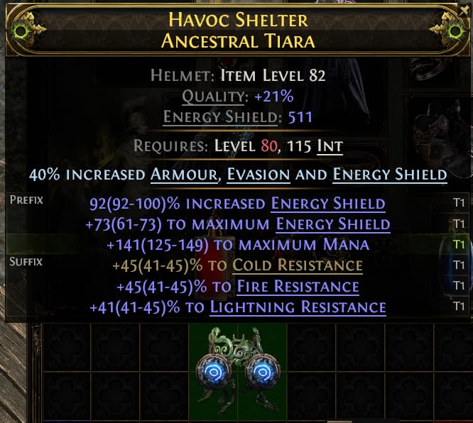 Havoc Shelter Ancestral Tiara#657412