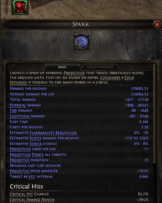 Spark Blood Set (DPS 578K/Rarity 160%)